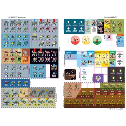 2025 Replacement Countersheet