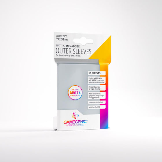 Gamegenic outer Sleeves - Standard Card Games (50 ct.) Matte