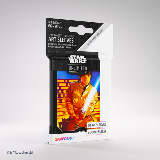 Star Wars: Unlimited Art Sleeves - Luke Skywalker - Preorder