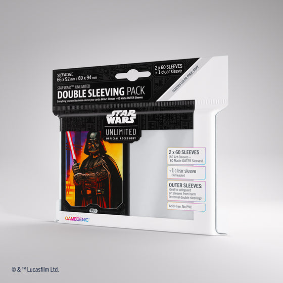 Star Wars: Unlimited Double Sleeving Pack - Darth Vader - Preorder