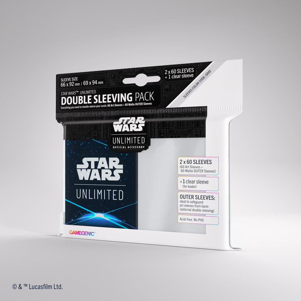Star Wars: Unlimited Double Sleeving Pack - Blue - Preorder