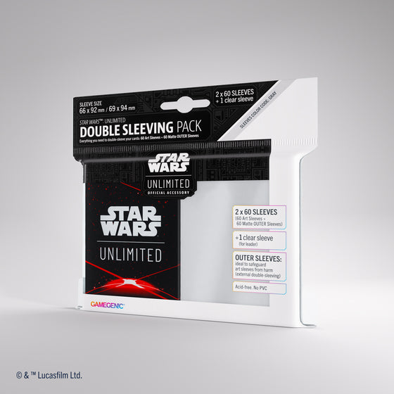 Star Wars: Unlimited Double Sleeving Pack - Red - Preorder