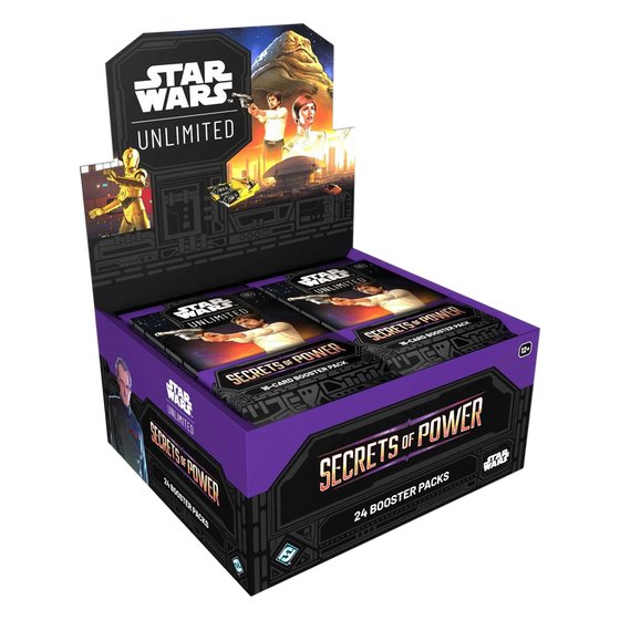 Star Wars: Unlimited Secrets of Power Booster Display