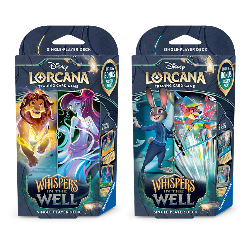 Disney Lorcana Starter decks Whispers in the Well