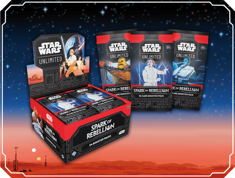 Star Wars: Unlimited Spark of Rebellion Starter Set and Booster Box Bundle - Preorder