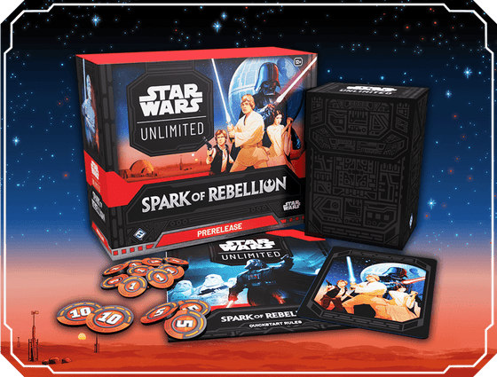 Star Wars: Unlimited Spark of Rebellion Prerelease Friday 1st of March 7PM