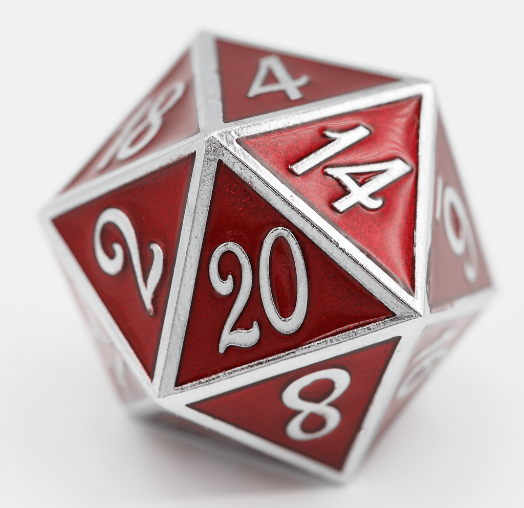 35mm Extra Large Metal D20s