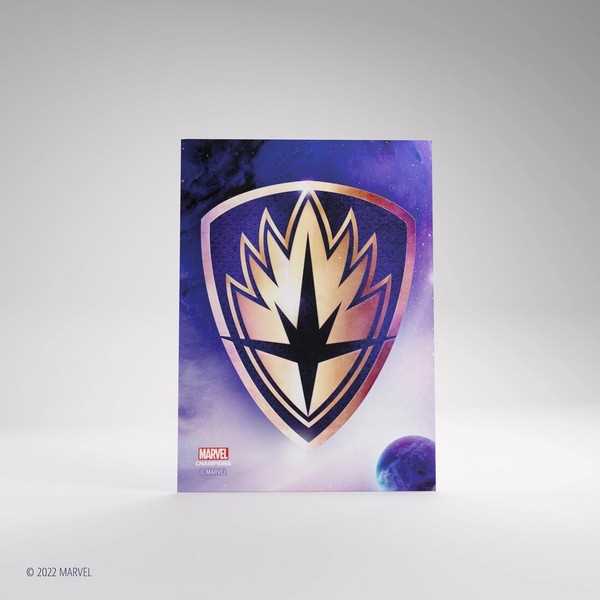 UNIT Gamegenic Marvel Champions Fine Art Sleeves – Guardians of the Galaxy Logo