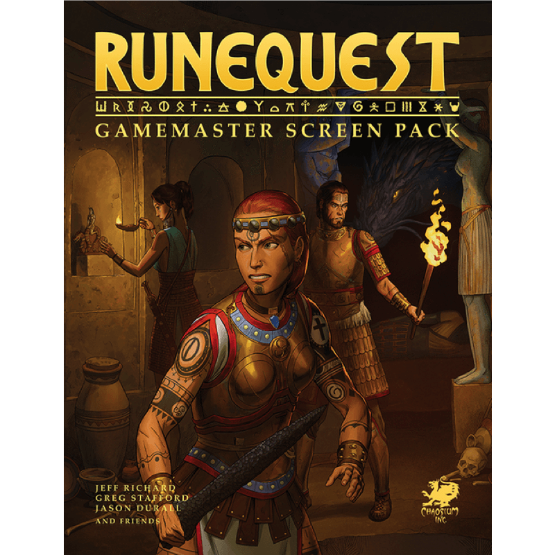 Runequest RPG Gamemaster Screen Pack