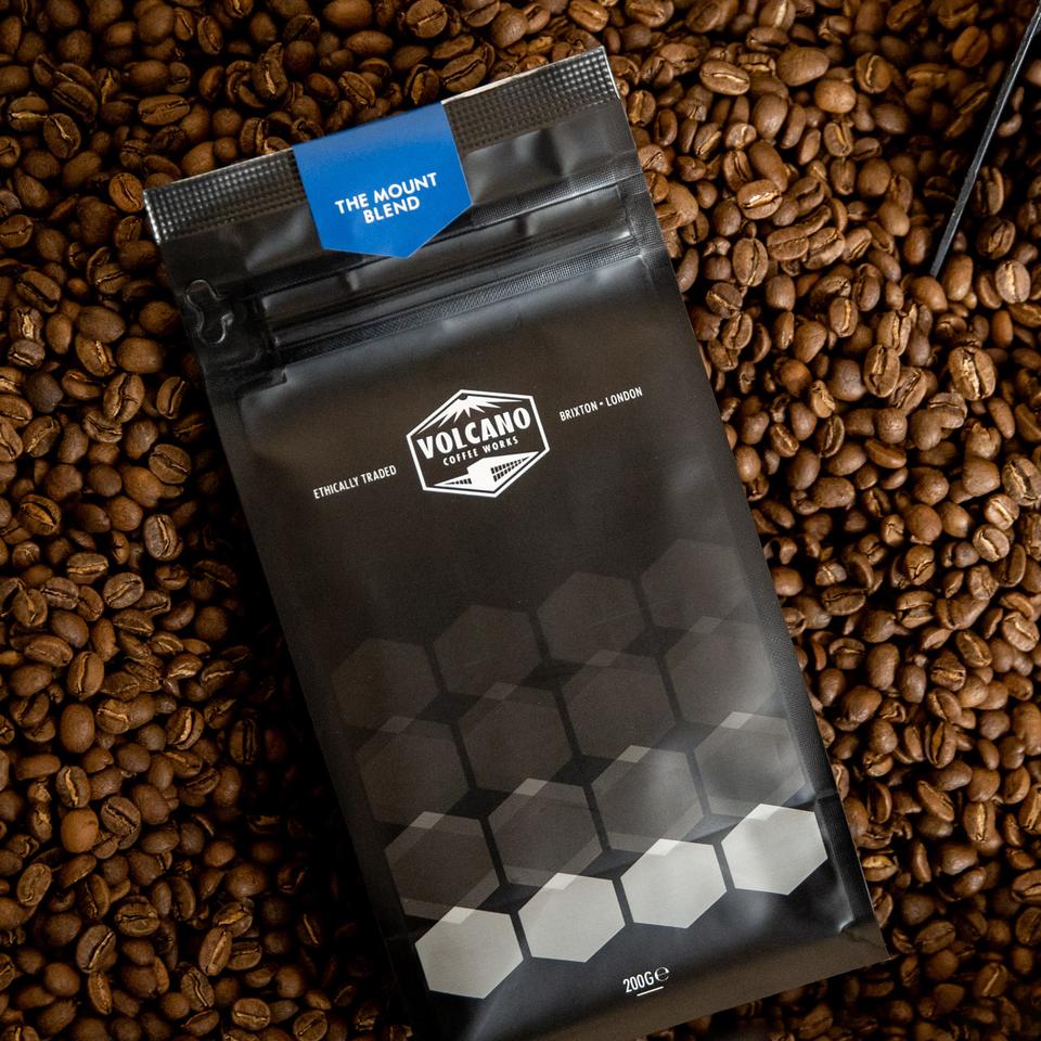 Volcano Coffee Ground  Beans