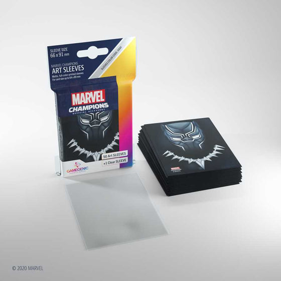 Gamegenic Marvel Champions  Black Panther Art Sleeves (51pk.)