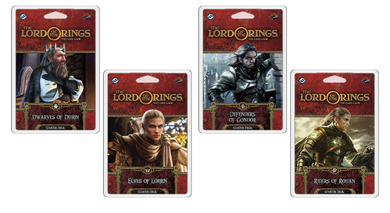 The Lord of The Rings The Card Game (LCG) Starter Deck Bundle