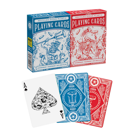 MOOP Playing Cards -  made from recycled ocean plastic
