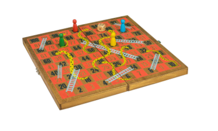 Wooden Snakes and Ladders